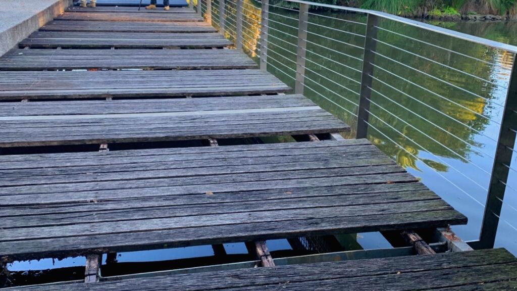 Before Upgrade - Queens Park Boardwalk